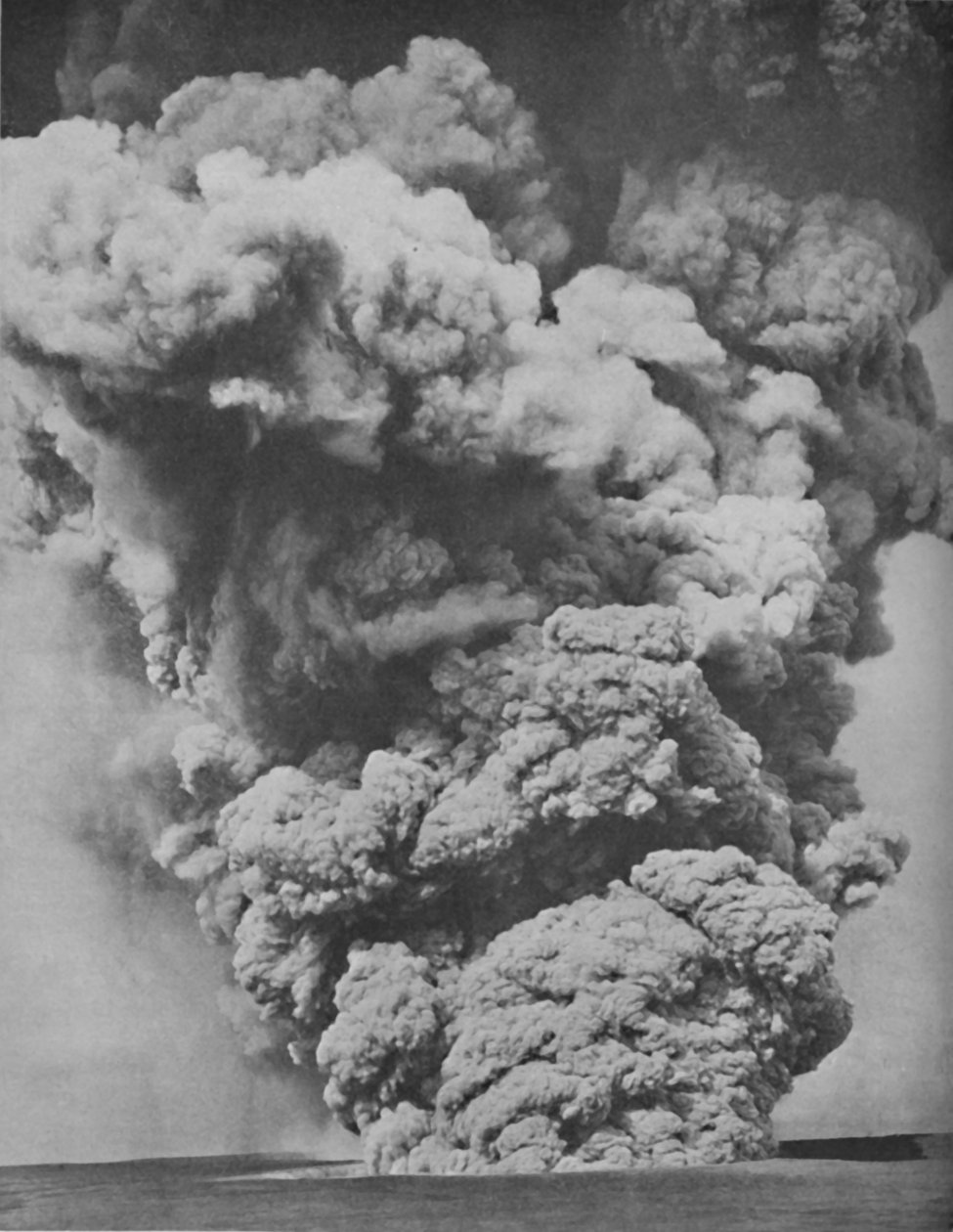 Meficki obłok wystrzelił z ujścia Kilauea, ok. 1935 r. autorstwa Unbekannt