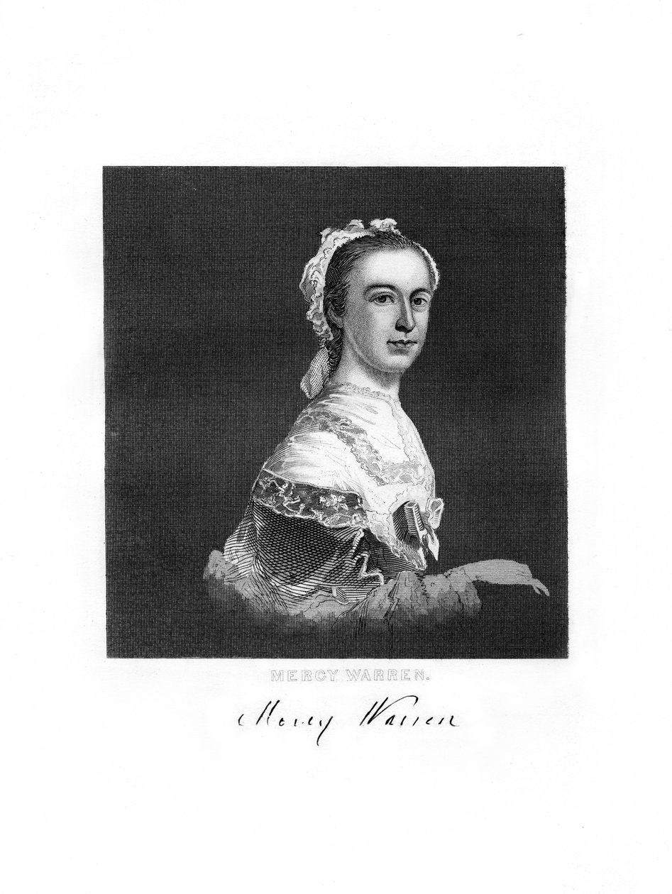 Mercy Warren, amerykański patriota i pisarz, 1872 autorstwa Unbekannt