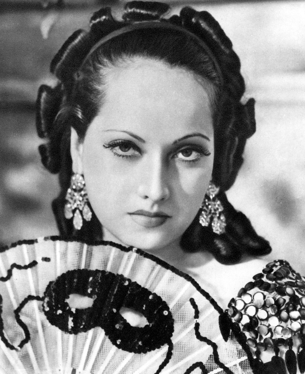 Merle Oberon, brytyjska aktorka filmowa, 1934-1935 autorstwa Unbekannt