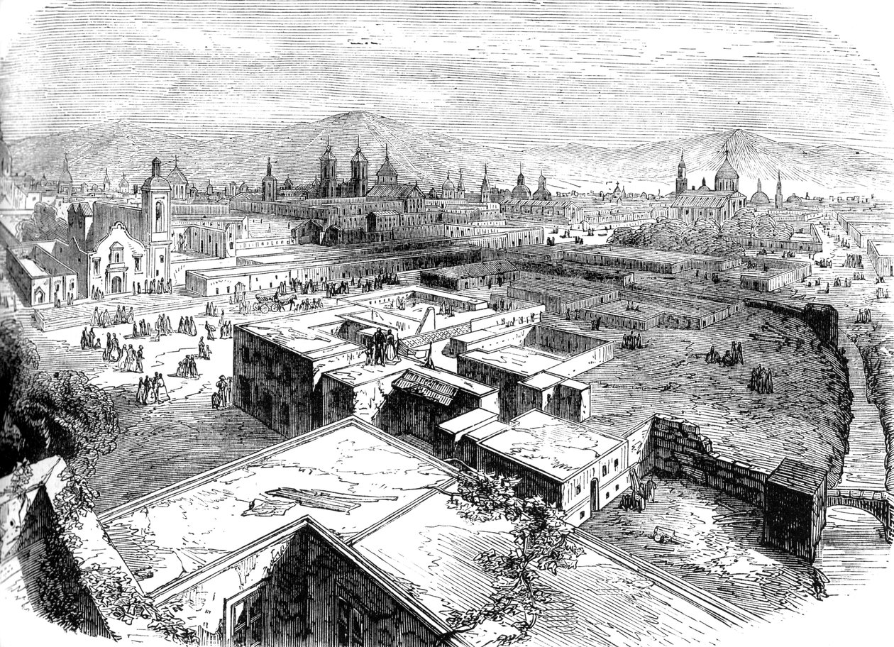 Meksyk, Meksyk, połowa XIX wieku ok. 1880 r. autorstwa Unbekannt