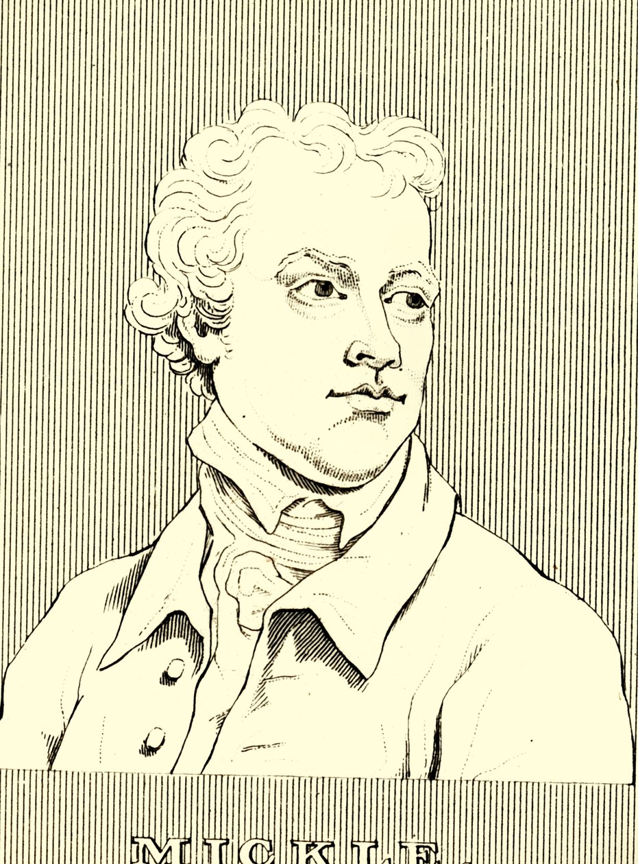 Mickle, 1734-1788, 1830. autorstwa Unbekannt