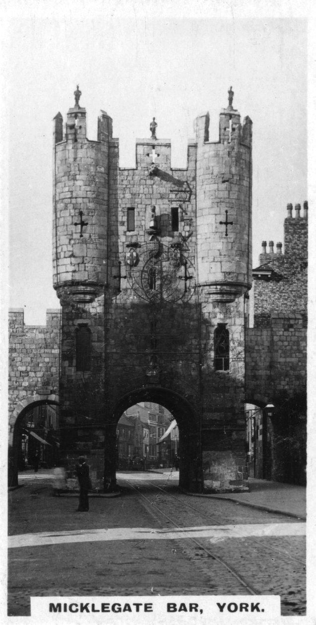 Bar Micklegate, York, ok. 1920 r. autorstwa Unbekannt