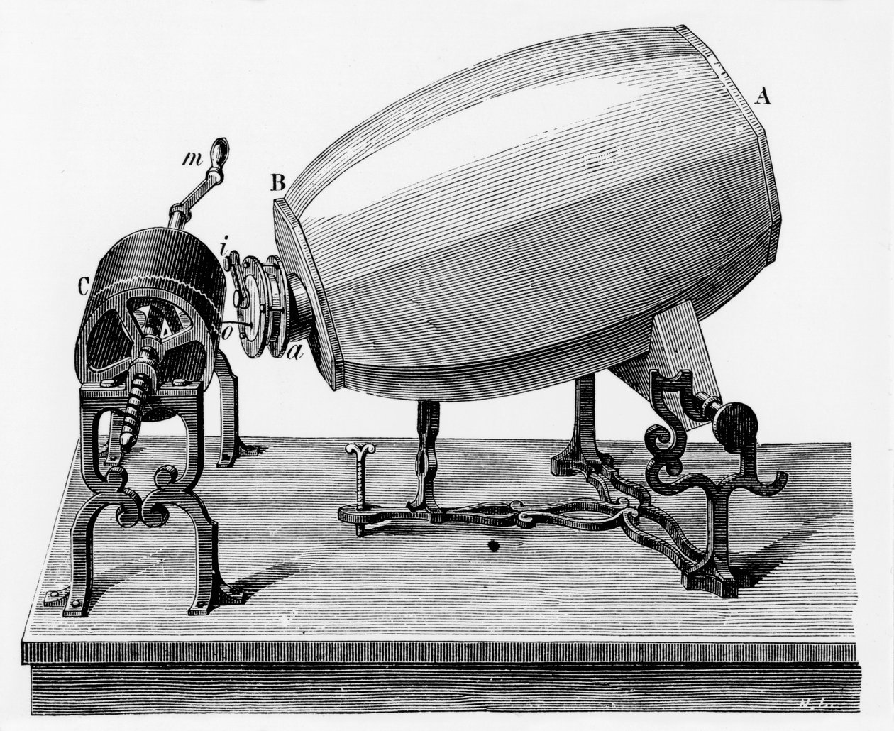 Połowa XIX wieku Fonautograf, ok. 1906 autorstwa Unbekannt