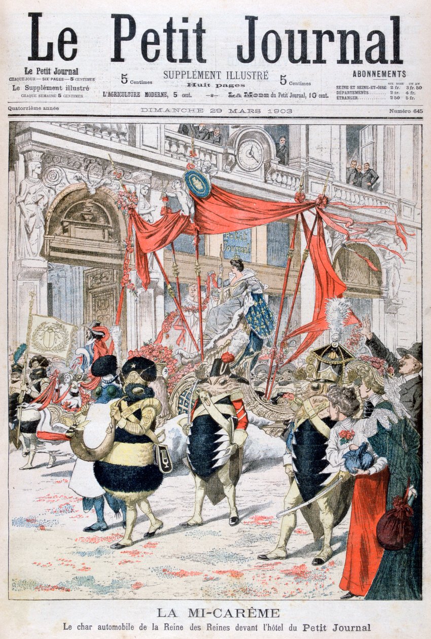 Flota karnawałowa w połowie Wielkiego Postu królowej królowych, 1903 autorstwa Unbekannt