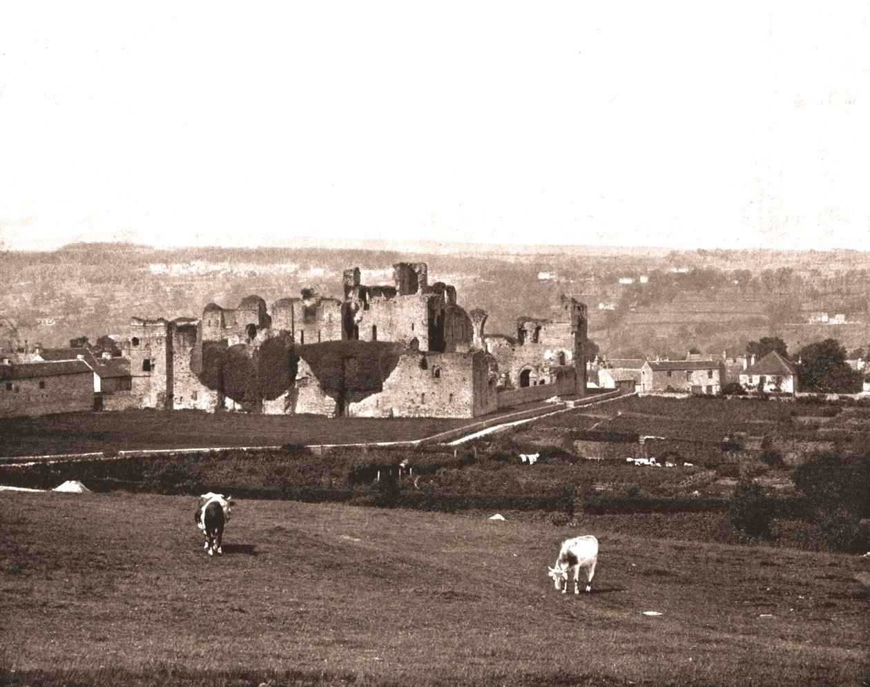 Zamek Middleham, Yorkshire, 1894. autorstwa Unbekannt