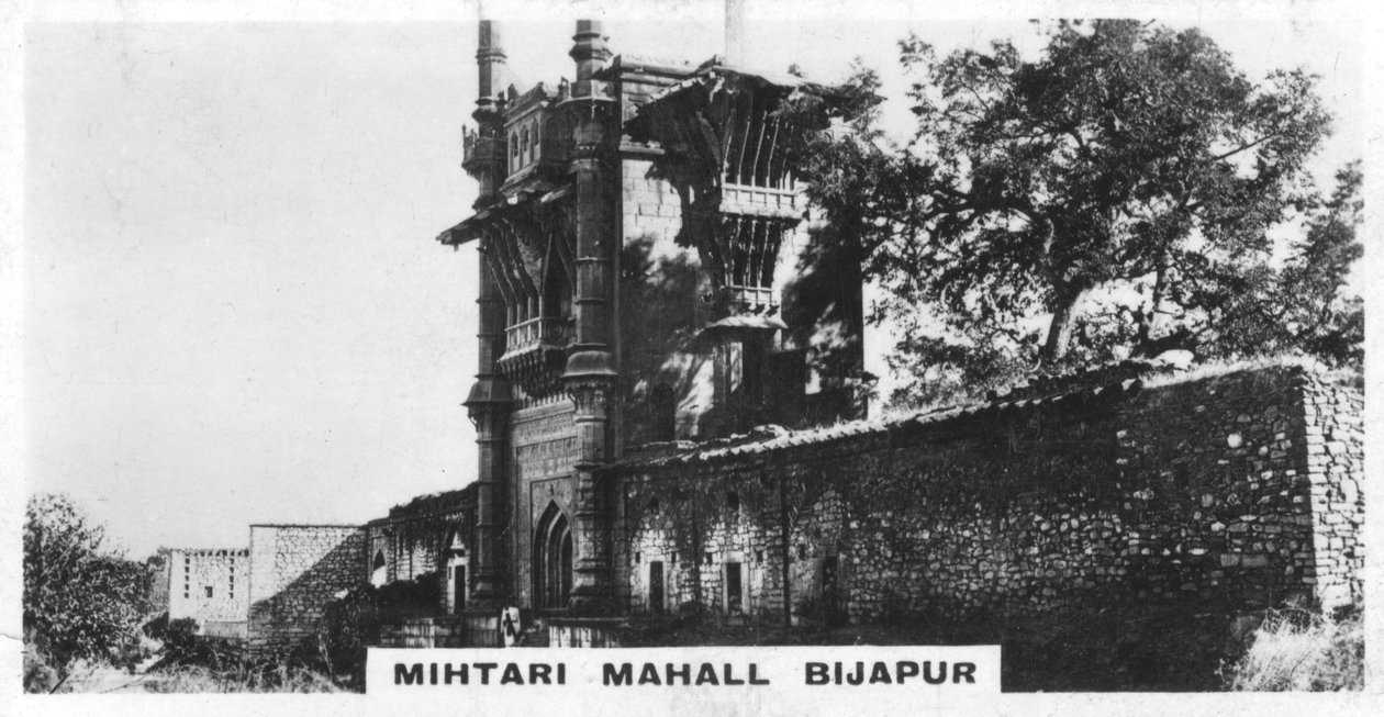 Mihtari Mahall, Bijapur, Karnataka, Indie, ok. 1925 r. autorstwa Unbekannt