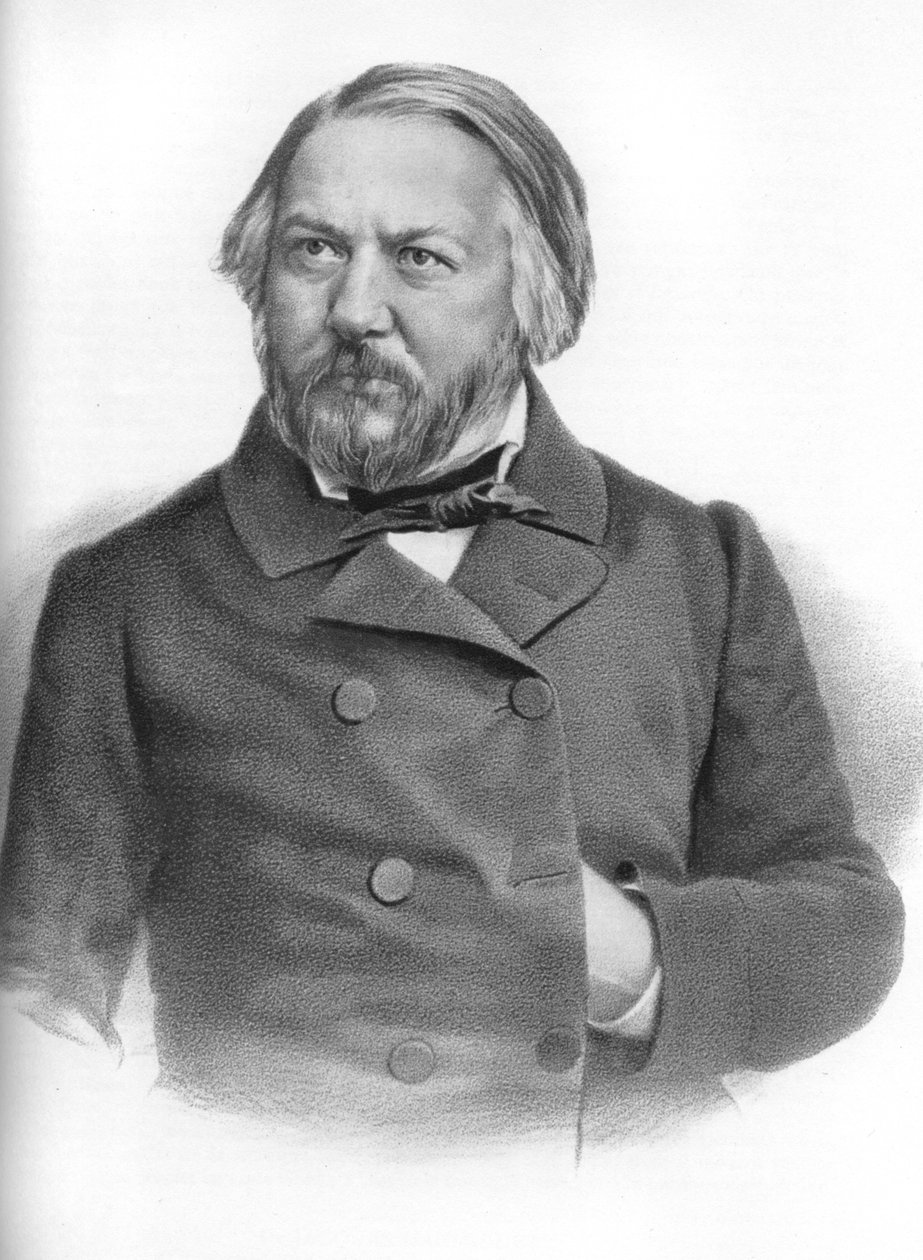 Michaił Iwanowicz Glinka 1804-1857, rosyjski kompozytor autorstwa Unbekannt