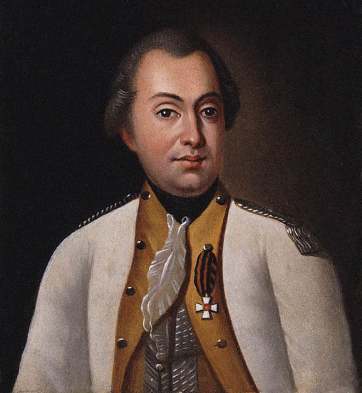 Michaił Kutuzow w mundurze ługańskiego pułku pikinierów, 1788, XIX w. autorstwa Unbekannt