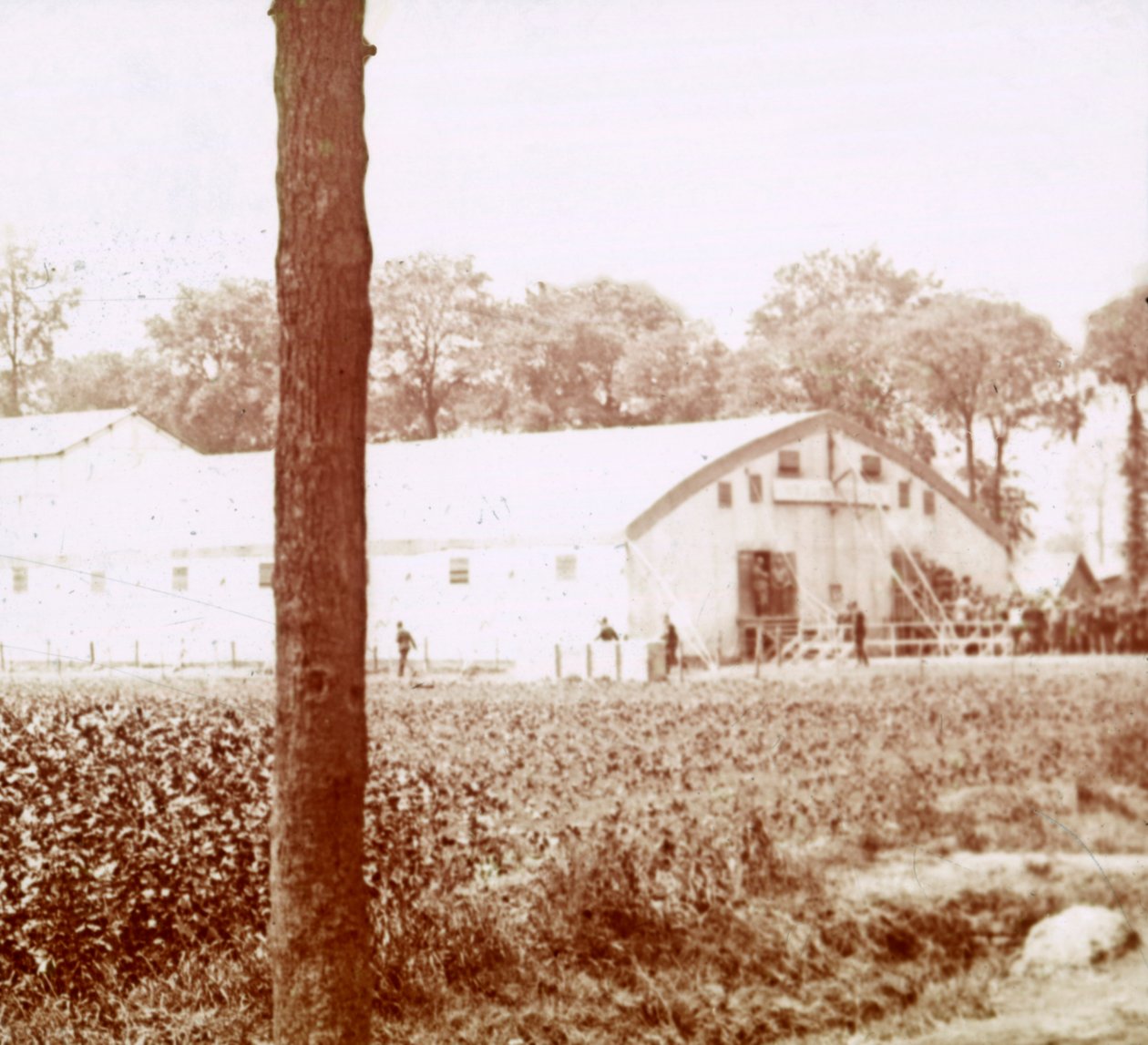 Baza wojskowa, Furnes, Flandria, Belgia, c1914-c1918 autorstwa Unbekannt