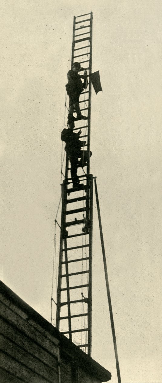 Obserwatorzy wojskowi na kolei, I wojna światowa, 1914, ok. 1920. autorstwa Unbekannt