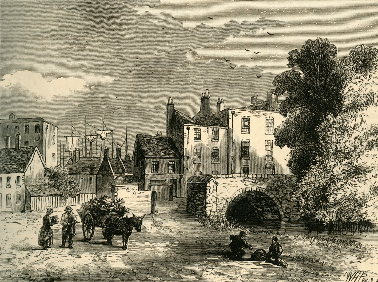 Most Stawu Młyńskiego, 1826 r., ok. 1878 r. autorstwa Unbekannt