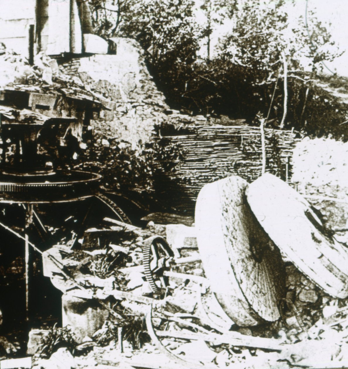 Młyn w Woëvre, Francja, c1914-c1918 autorstwa Unbekannt