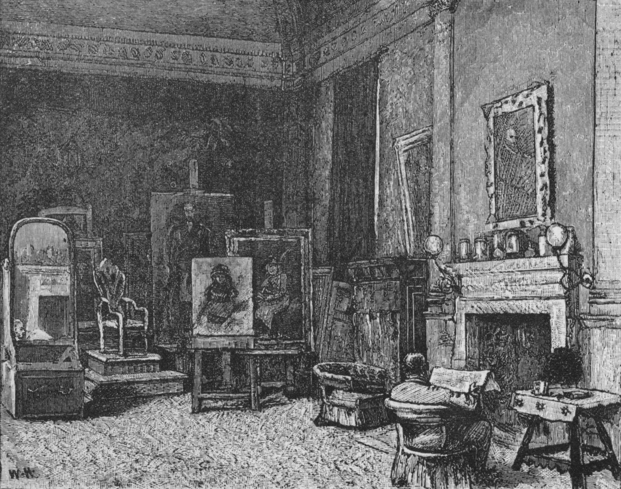 Studio Millaissa, 1890 autorstwa Unbekannt