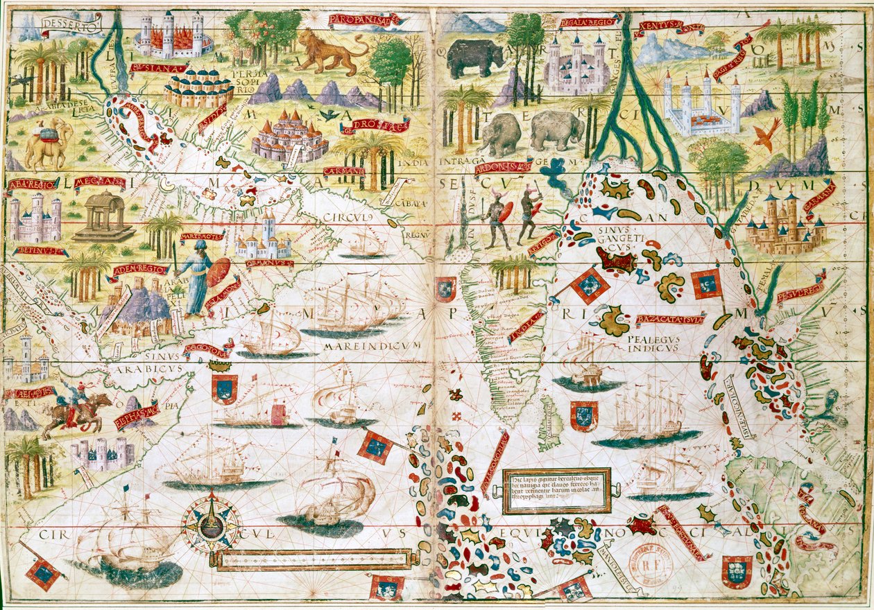 Atlas Millera, c1519 autorstwa Unbekannt