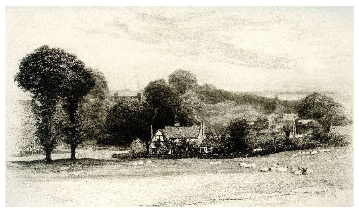 Chata Miltonów, Chalfont St Giles, Buckinghamshire, 1895 autorstwa Unbekannt