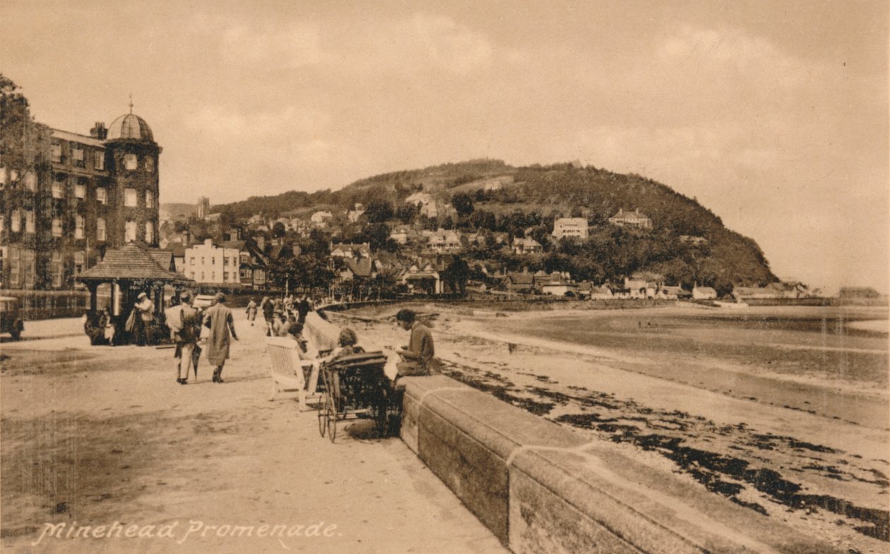 Minehead Promenade, Somerset, ok. 1930 autorstwa Unbekannt