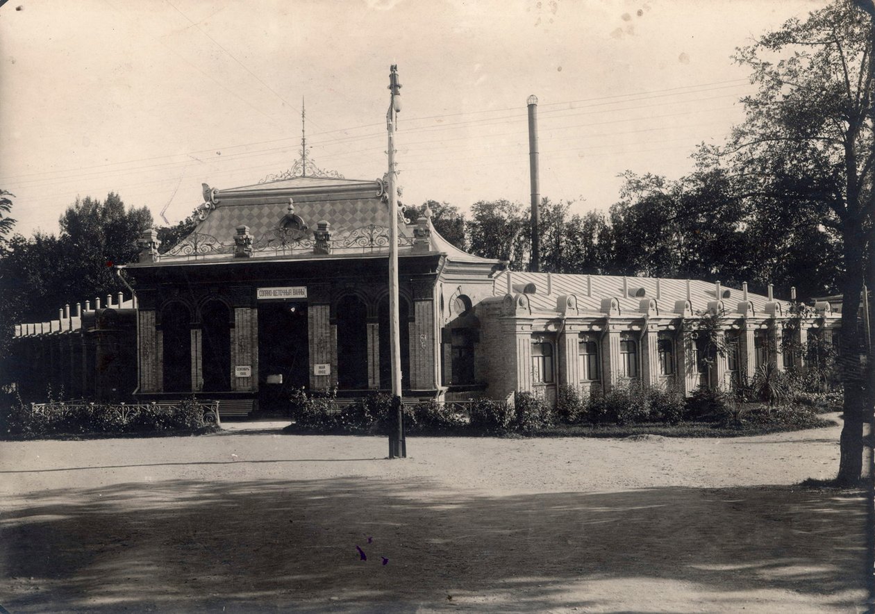 Łaźnie z wodą mineralną, Piatigorsk, Rosja, 1900-1910. autorstwa Unbekannt