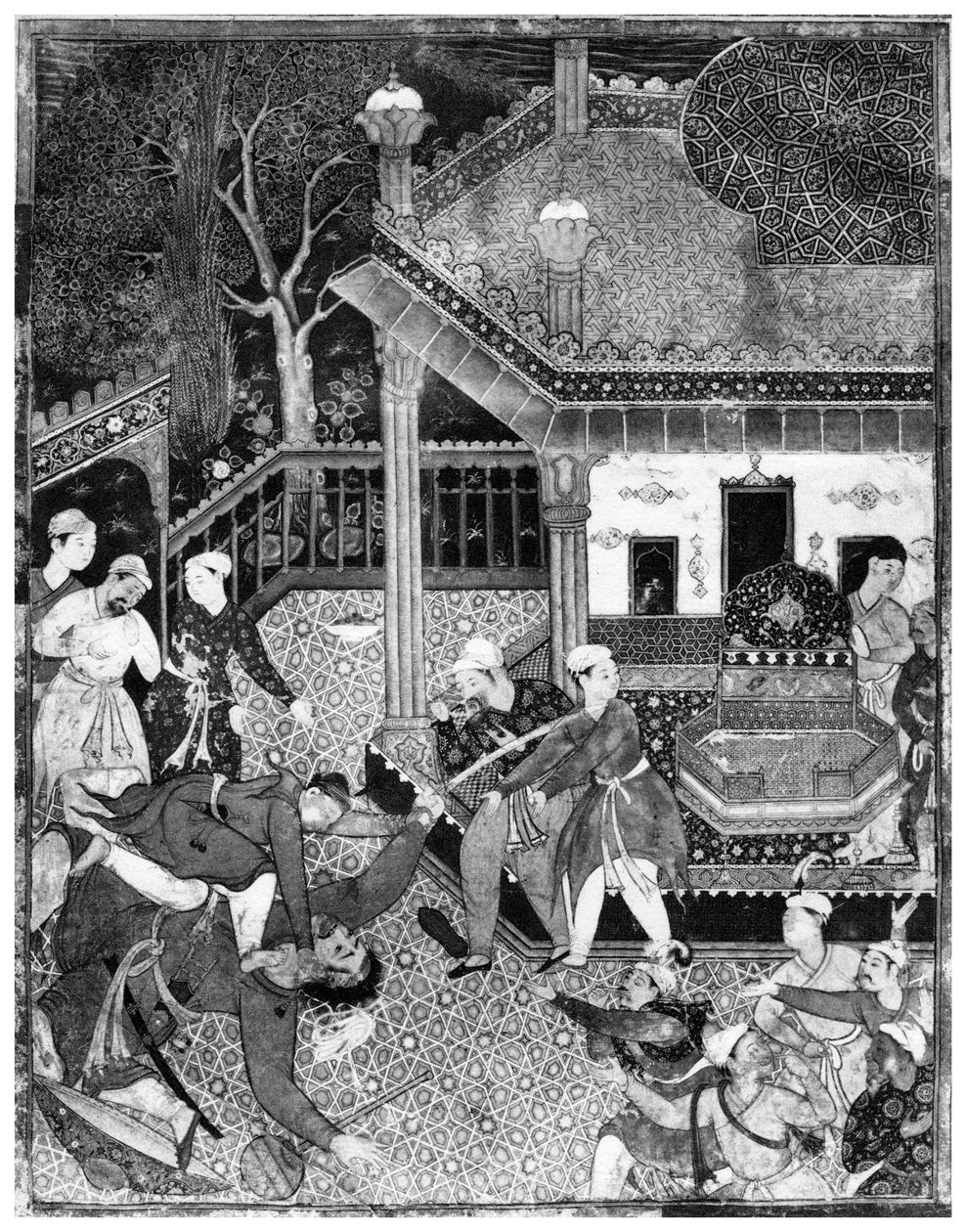 Miniatura z Dastan e-Amir Hamza, c1500 1958 autorstwa Unbekannt