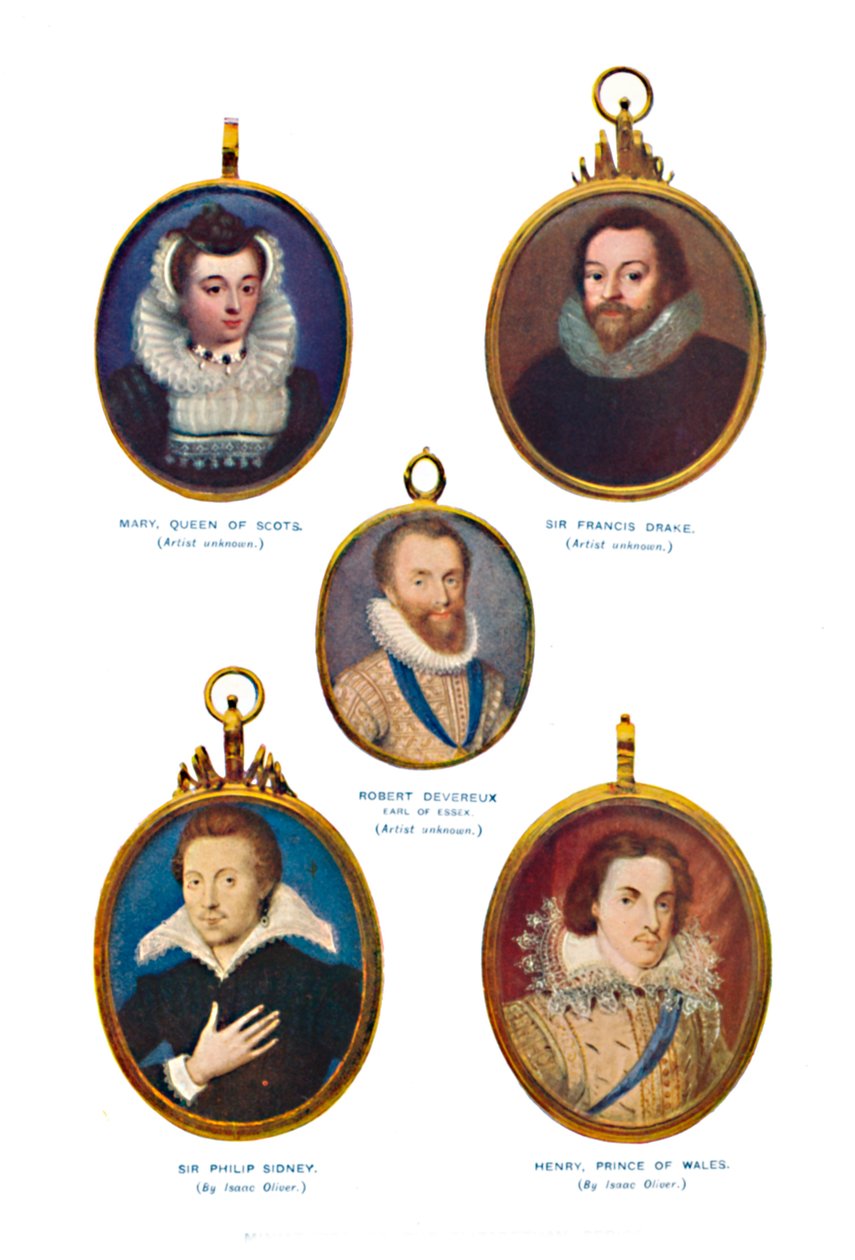 Miniatury z okresu elżbietańskiego Muzeum Wiktorii i Alberta, c1580-1610, 1903 autorstwa Unbekannt
