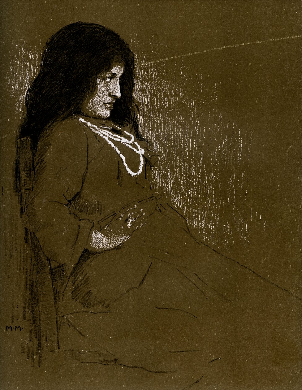 Panna Constance Collier w jeden letni dzień, 1899 autorstwa Unbekannt