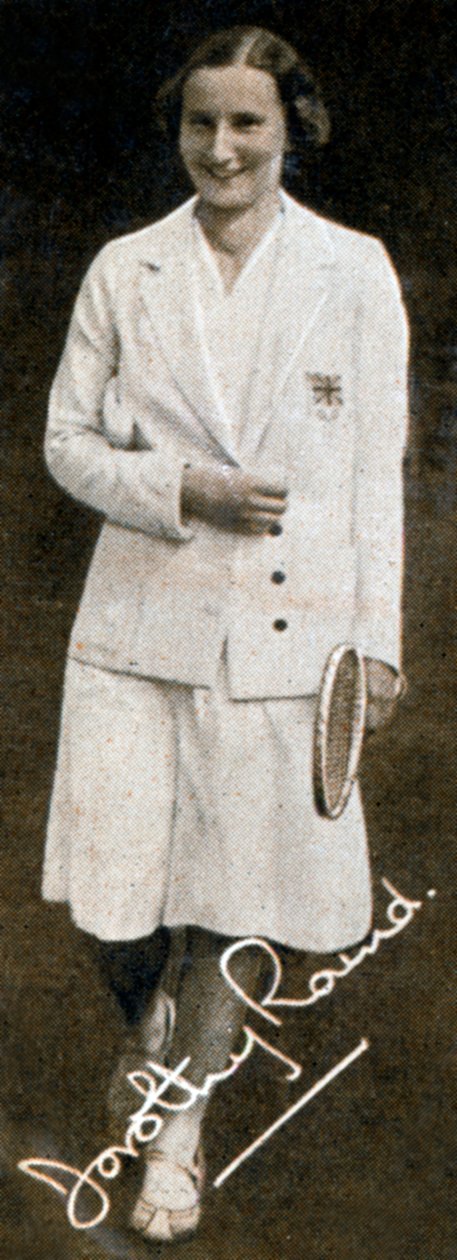 Miss Dorothy Round, mistrzyni Wimbledonu kobiet, 1934 autorstwa Unbekannt