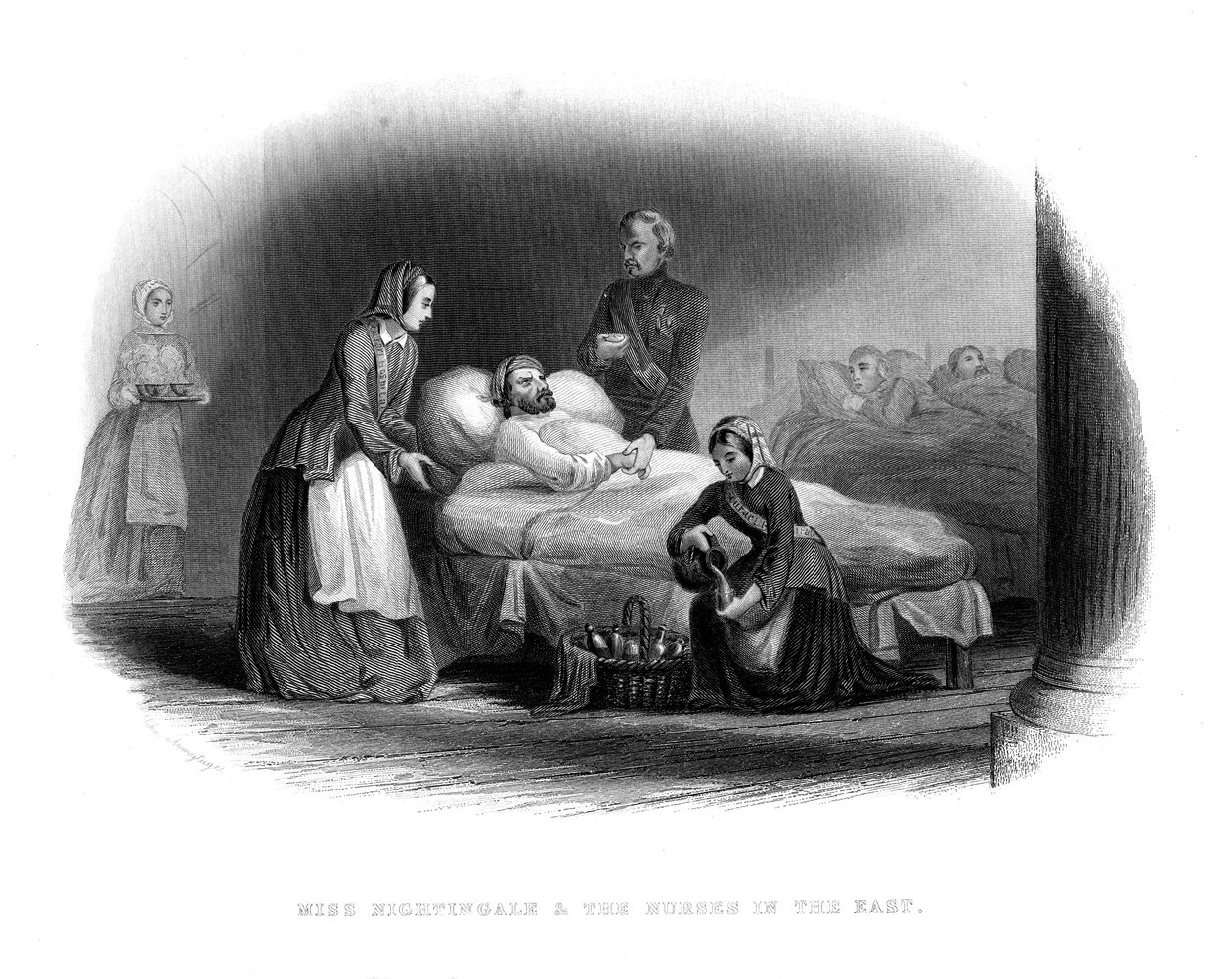 Miss Nightingale i wojsko na wschodzie, ok. 1860 r. autorstwa Unbekannt