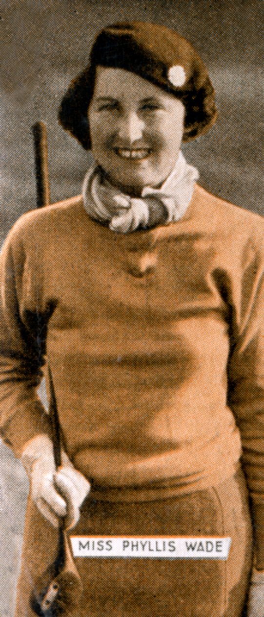 Panna Phyllis Wade, mistrzyni angielskiego golfa kobiet, 1934 autorstwa Unbekannt
