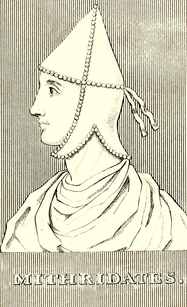 Mitrydates, 65-110AD, 1830. autorstwa Unbekannt