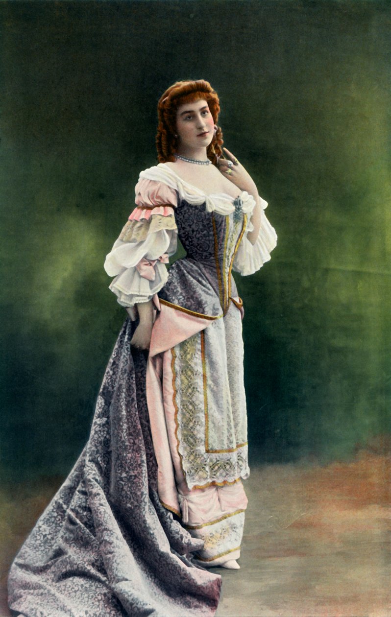 Panna Feline - Z Teatru National De LOdeon - Rola Leonory - LEcole Des Maris, 1904. autorstwa Unbekannt