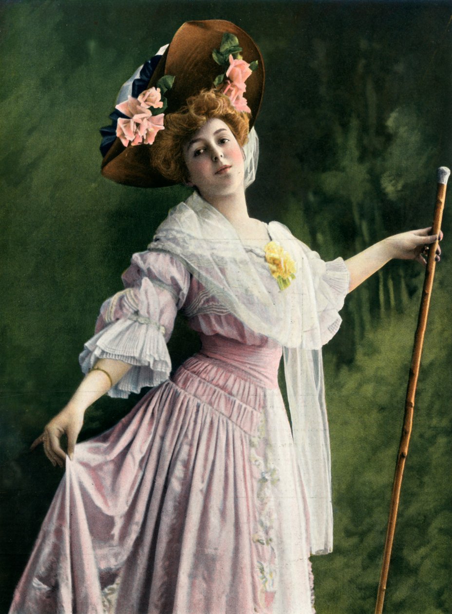 Panna Marthe Regnier, rola Jacqueline. - Wejście. - Wodewil, 1904. autorstwa Unbekannt