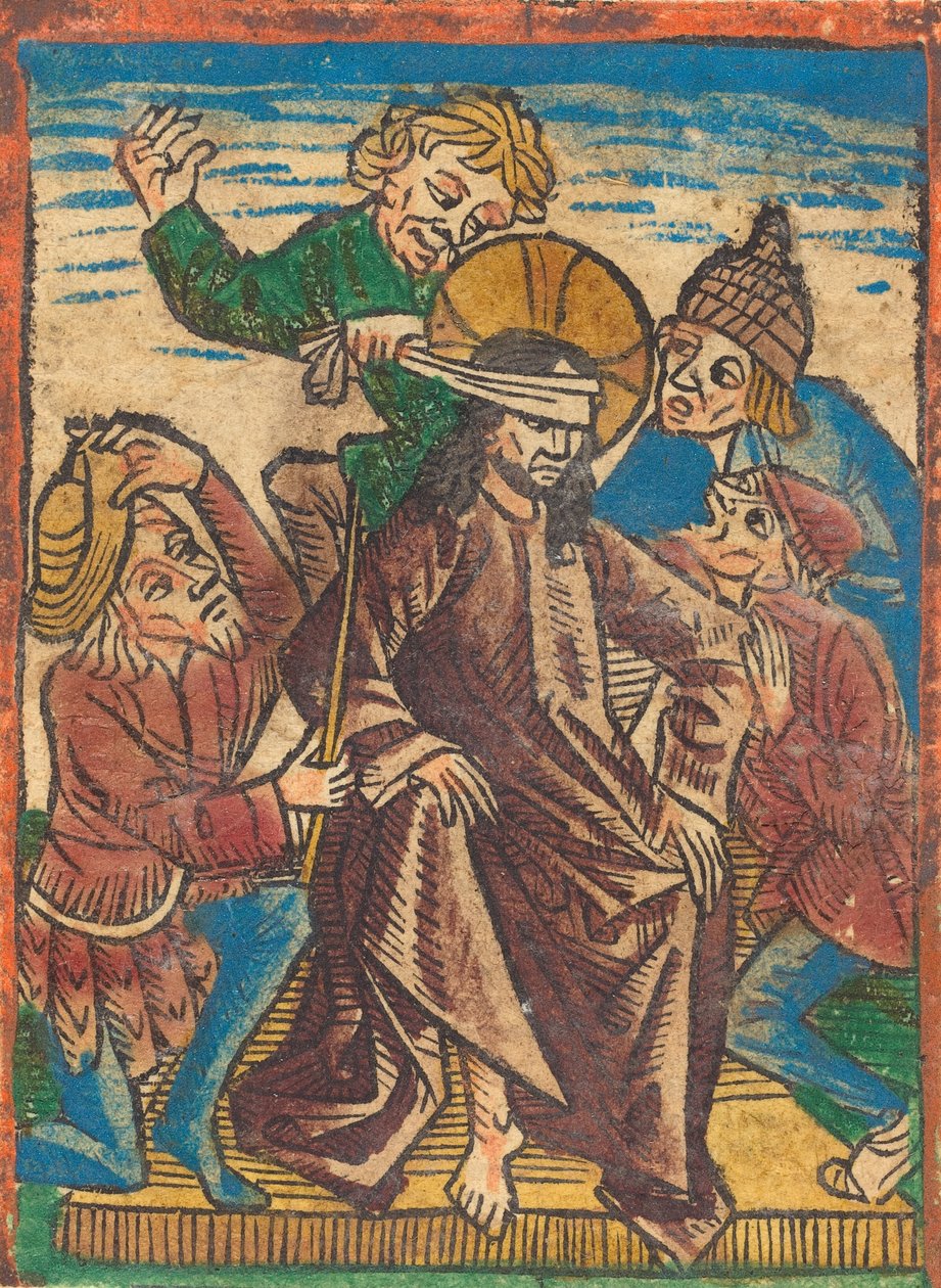 Naśmiewanie się z Chrystusa, c. 1490. autorstwa Unbekannt