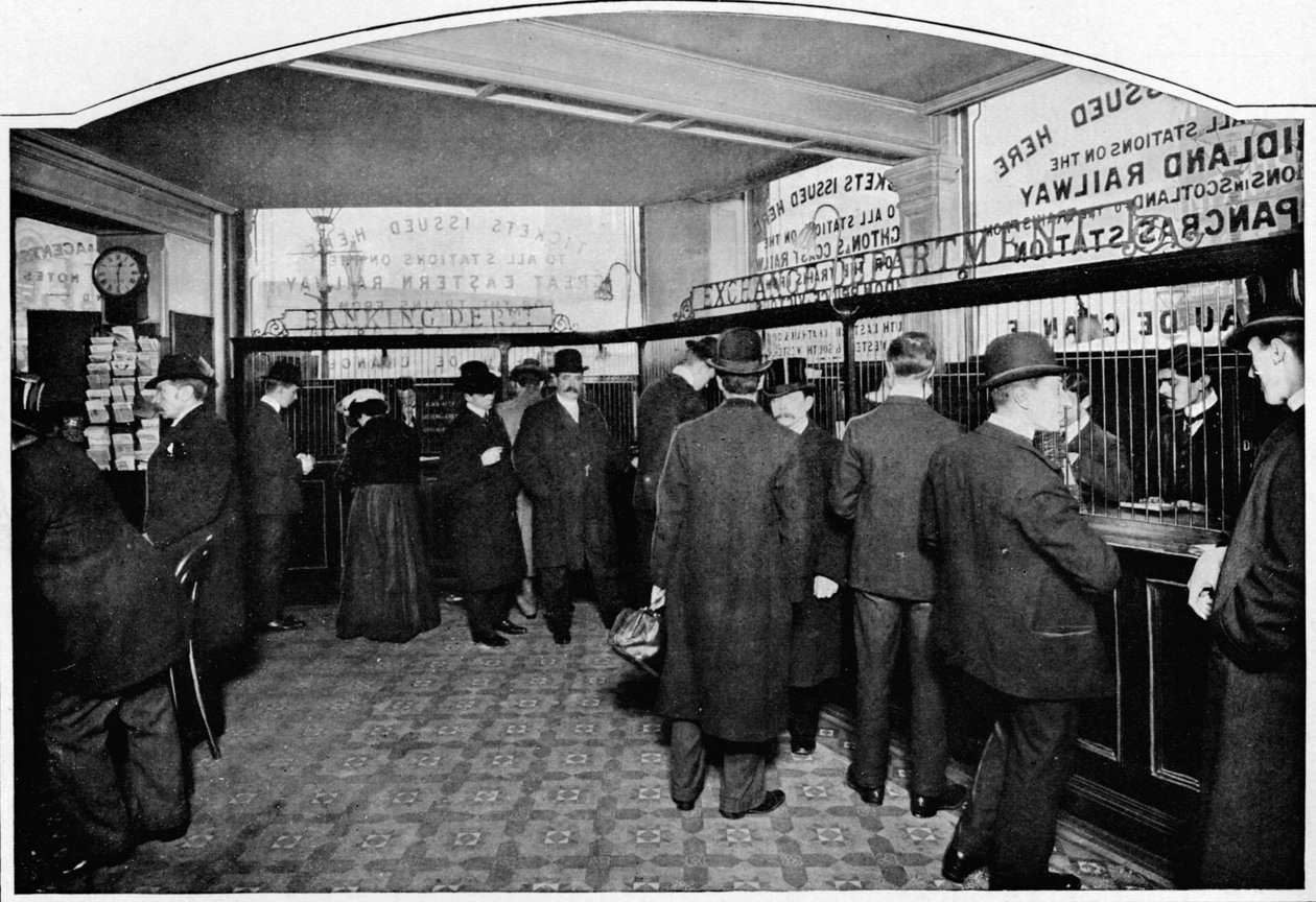 Departament Wymiany Pieniędzy, Thomas Cook & Son, Ludgate Circus, City of London, c1903 1903 autorstwa Unbekannt