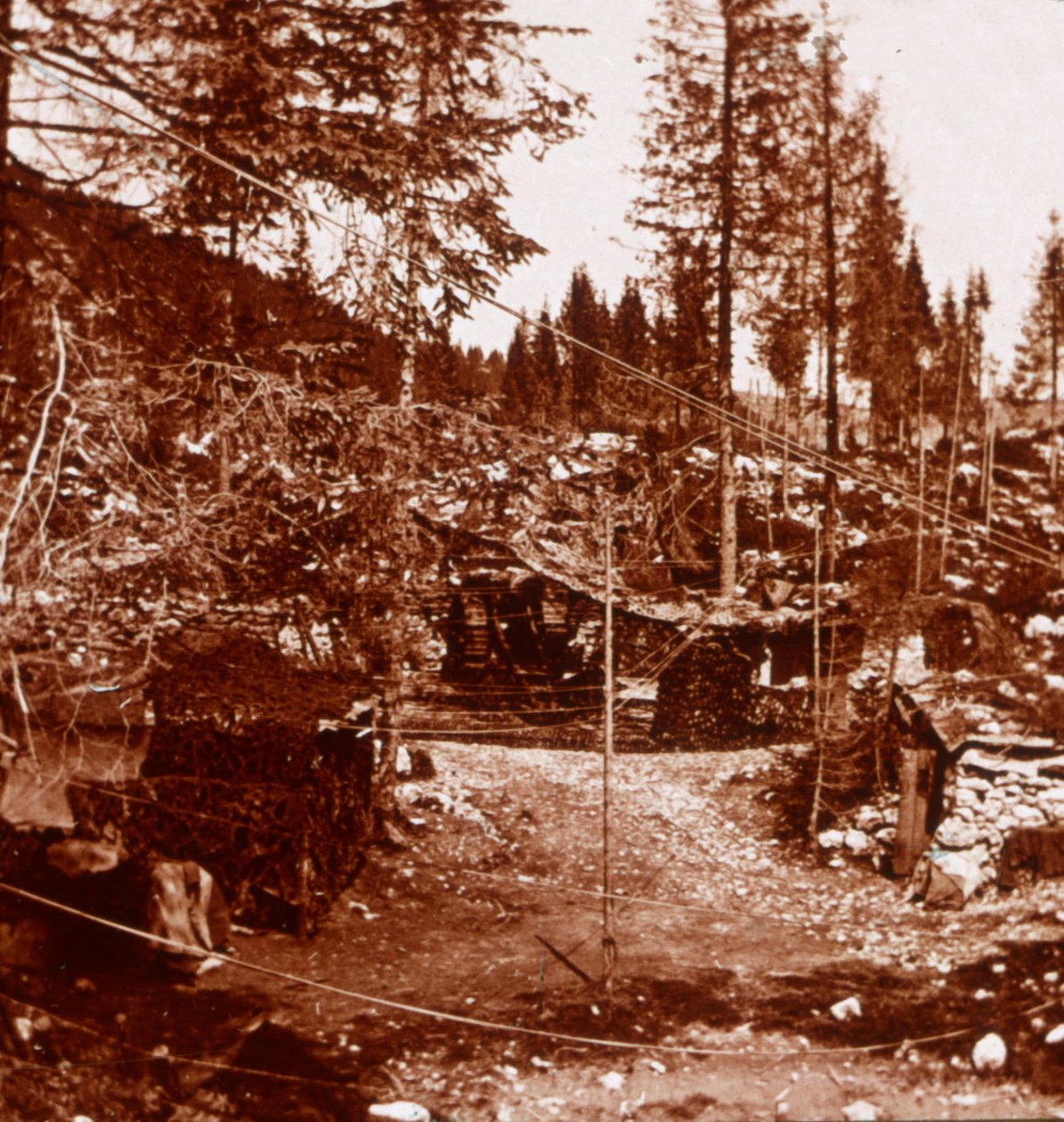 Monte Tomba, Włochy, c1914-c1918 autorstwa Unbekannt