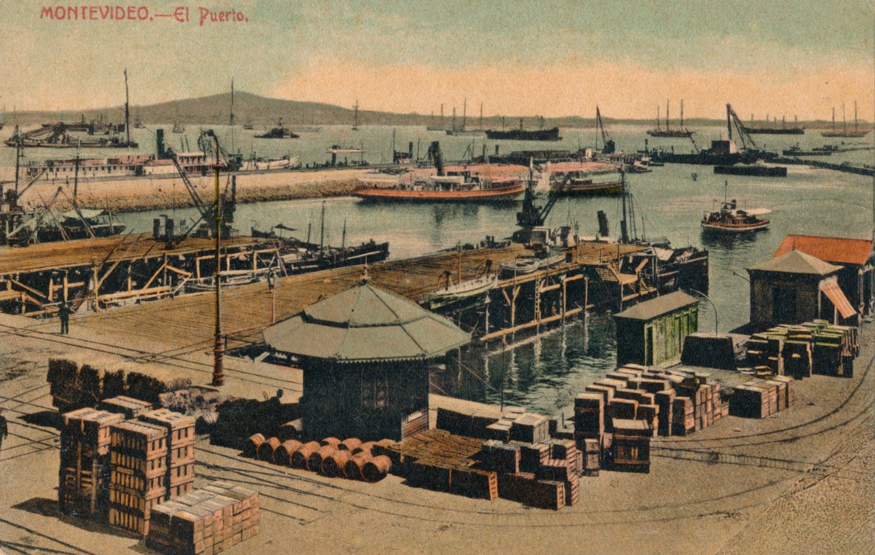 Montevideo - Port, ok. 1900 autorstwa Unbekannt