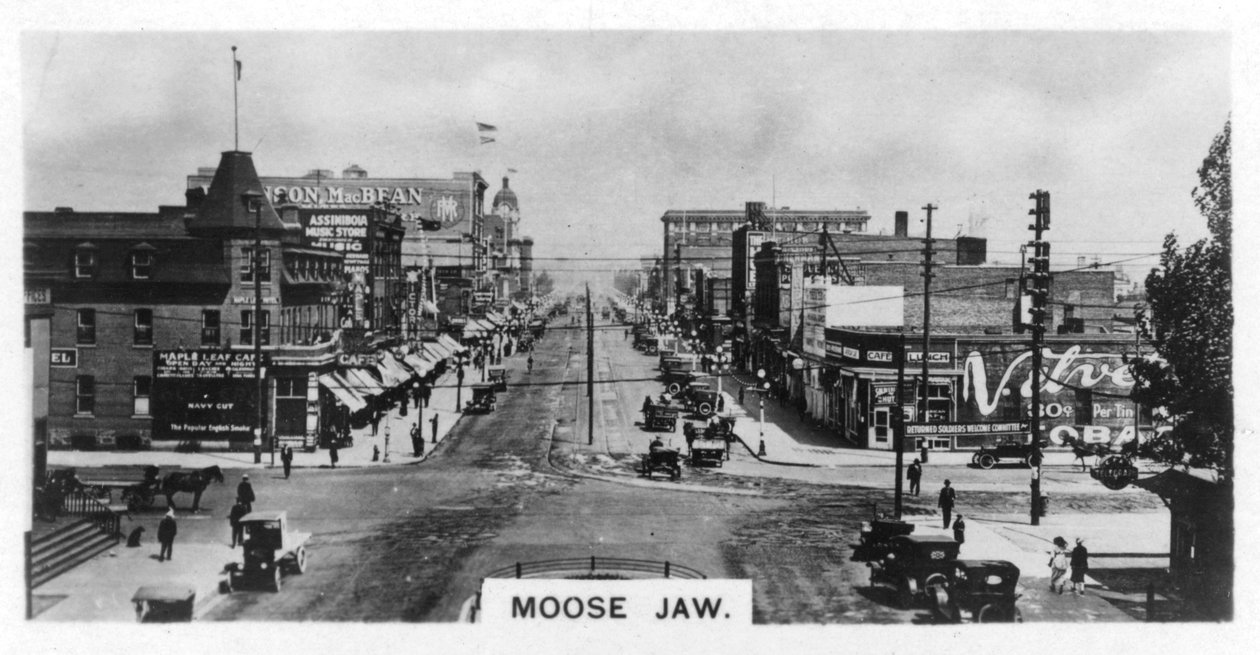 Moose Jaw, Saskatchewan, Kanada, ok. 1920 r. autorstwa Unbekannt