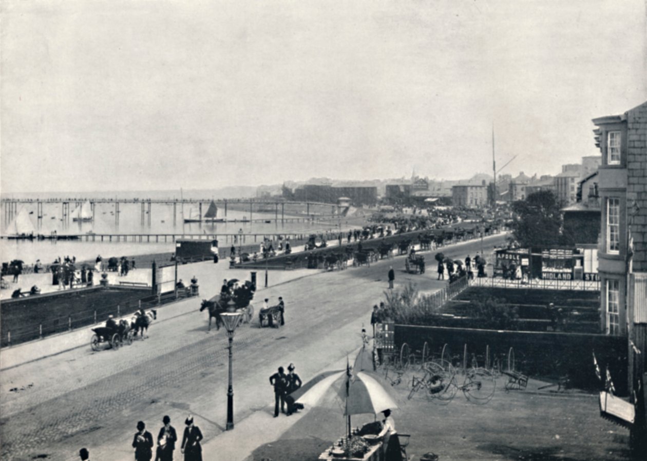 Morecambe - Promenada, 1895 autorstwa Unbekannt