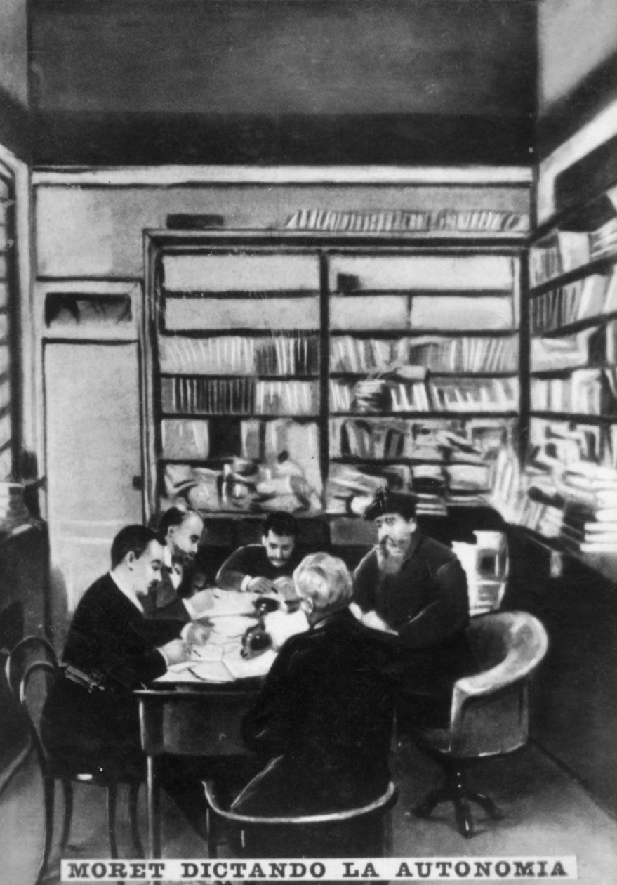Moret dyktuje autonomię, c1910 autorstwa Unbekannt