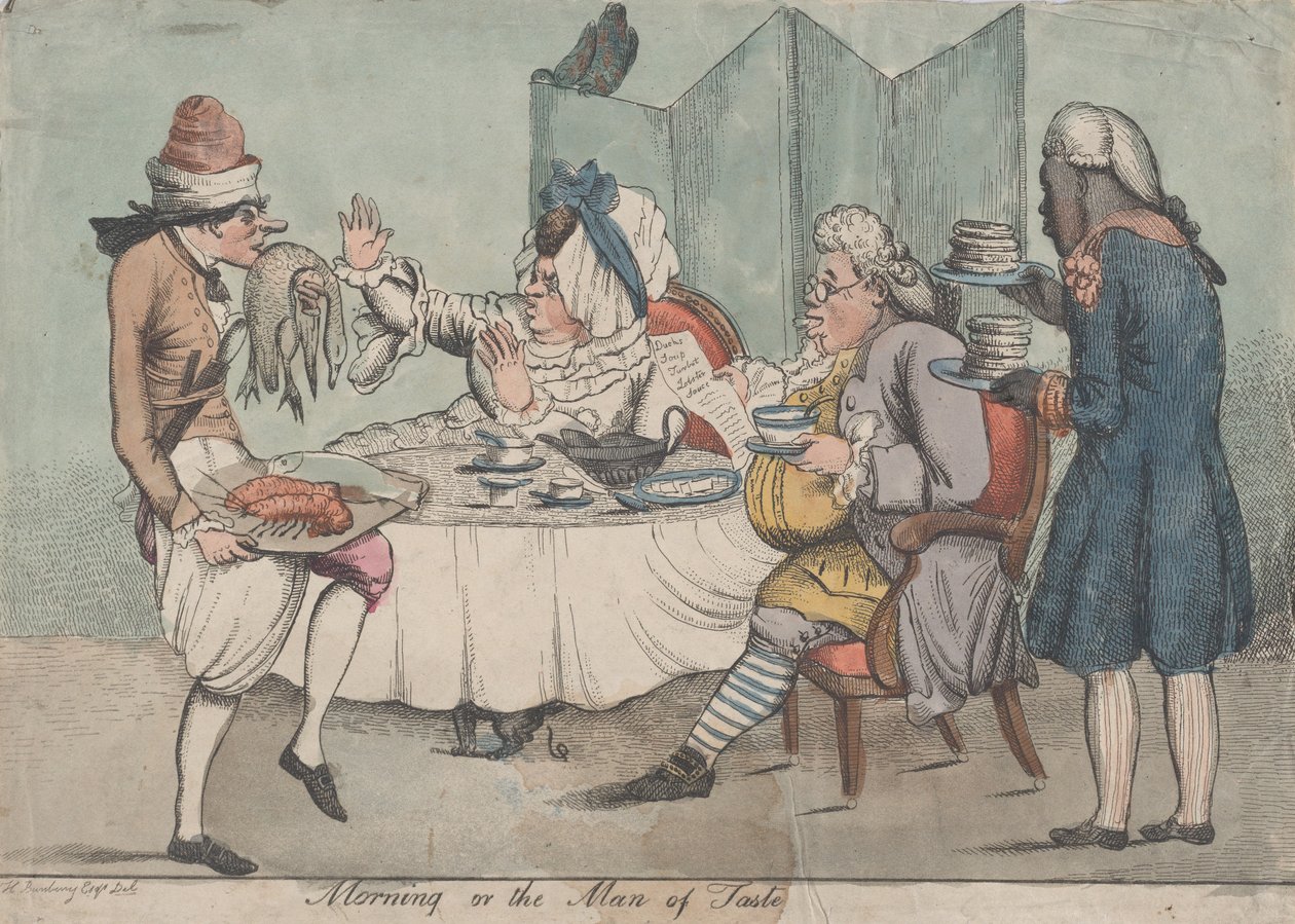 Poranek, czyli Człowiek Smaku, 1802-11. autorstwa Unbekannt