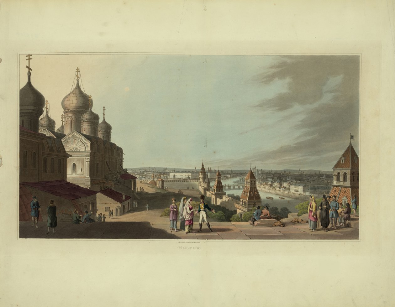 Moskwa, 1814 r. autorstwa Unbekannt