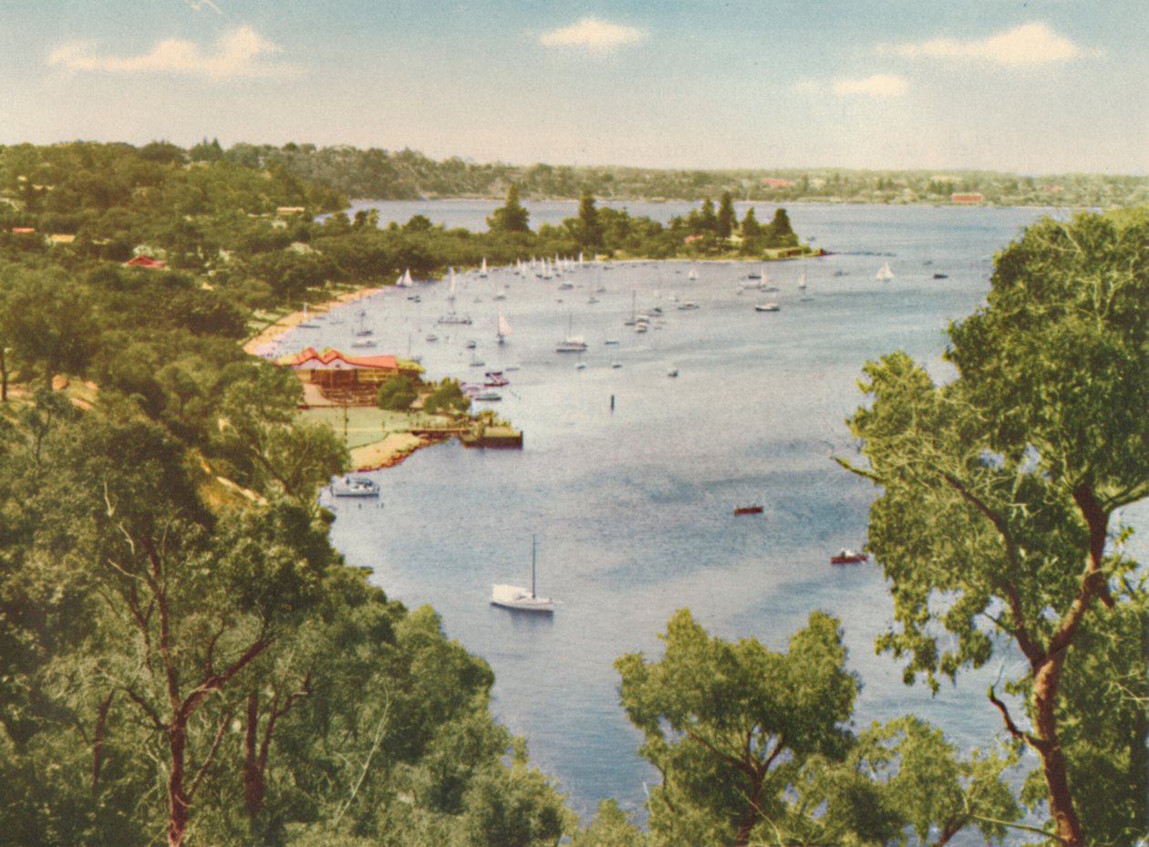 Zatoka Mosman, Keanes Point, Peppermint Grove, c1947. autorstwa Unbekannt