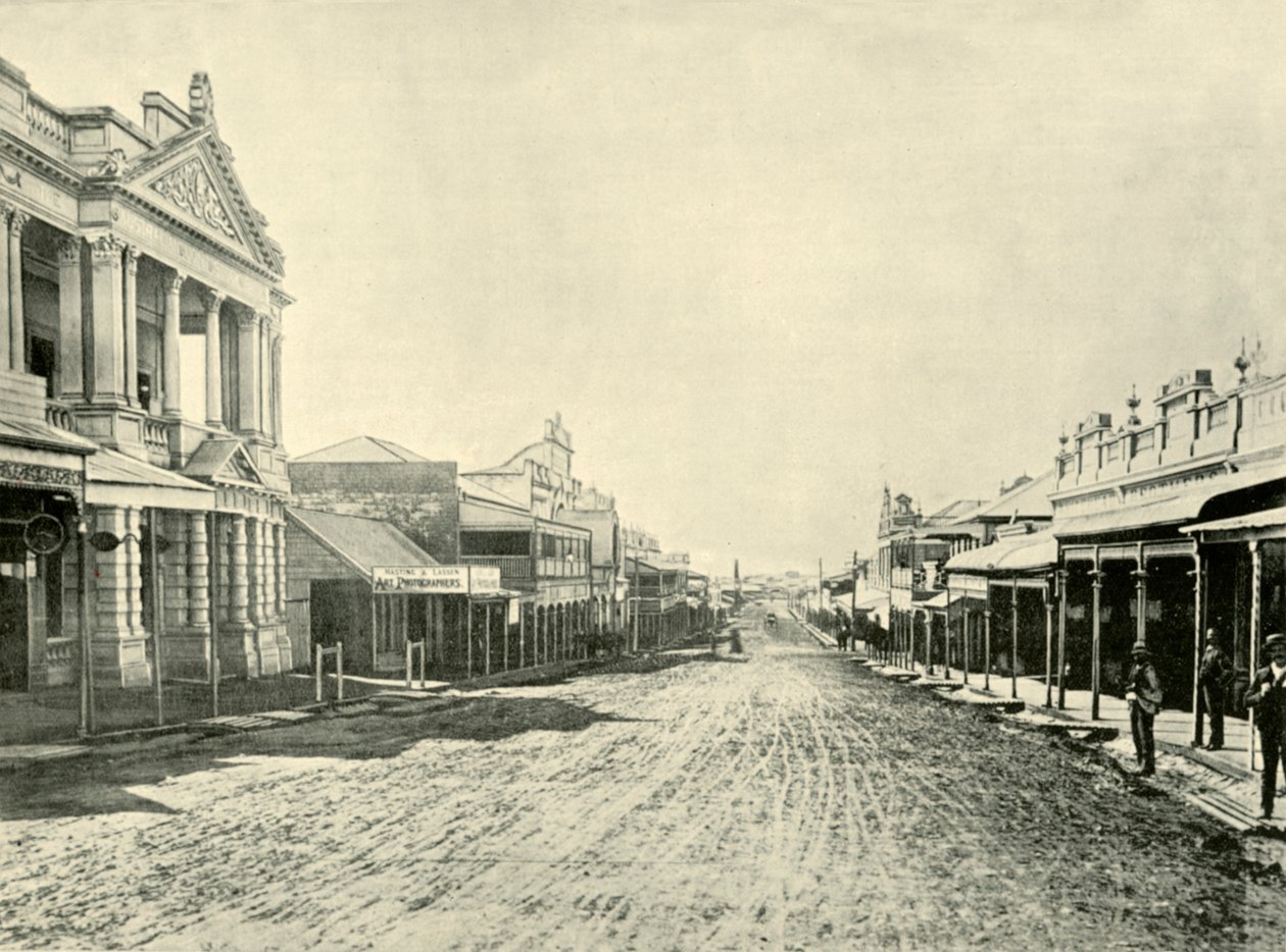 Mosman Street, Charters Towers, 1901. autorstwa Unbekannt