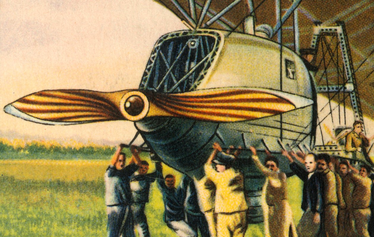Gondola motorowa sterowca, 1932 r. autorstwa Unbekannt