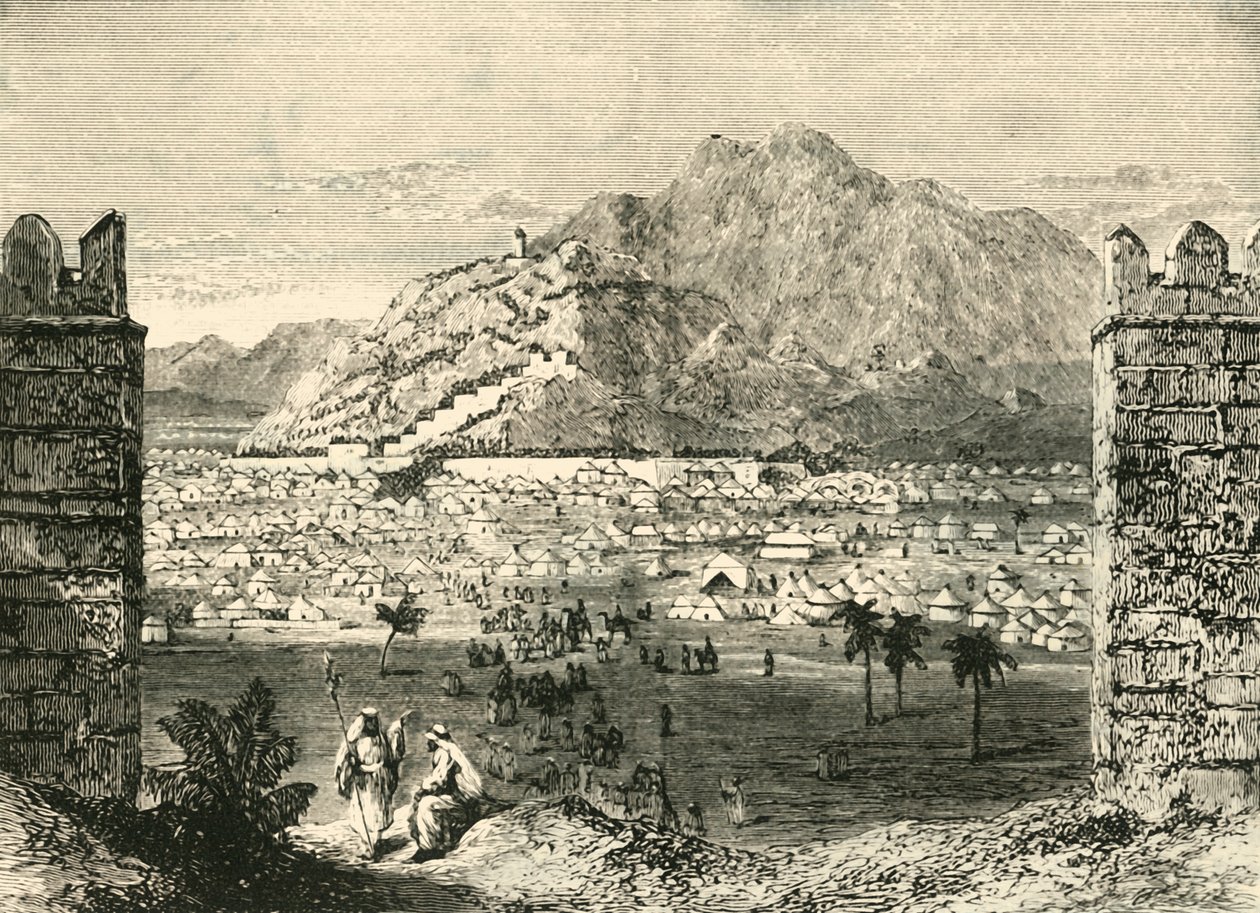 Góra Arafat, niedaleko Mekki, 1890. autorstwa Unbekannt
