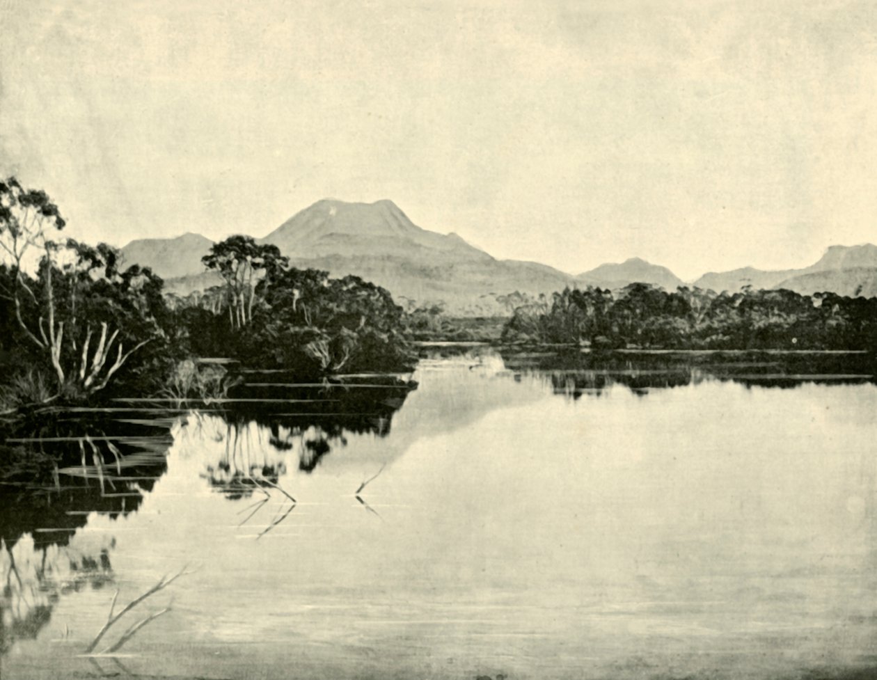 Góra Gould, pasmo Du Cane, rzeka Narcyz, jezioro St. Clair, 1901. autorstwa Unbekannt