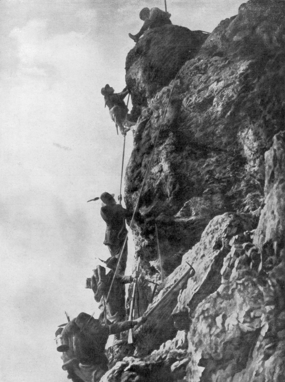 Góra Nero, płaskowyż Kras, druga bitwa pod Isonzo, I wojna światowa, 1915 autorstwa Unbekannt