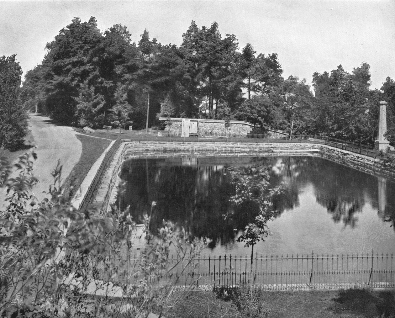 Park Mount Royal, Montreal, Kanada, ok. 1900 r. autorstwa Unbekannt