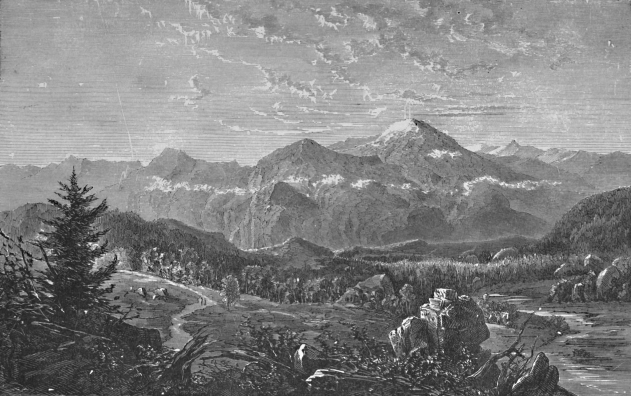 Góra Waszyngtona i Białe Wzgórza, 1883 autorstwa Unbekannt