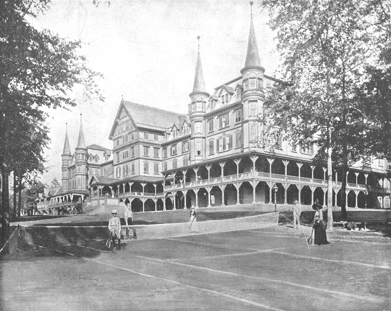 Mountain House, Cresson Springs, Pensylwania, USA, ok. 1900. autorstwa Unbekannt
