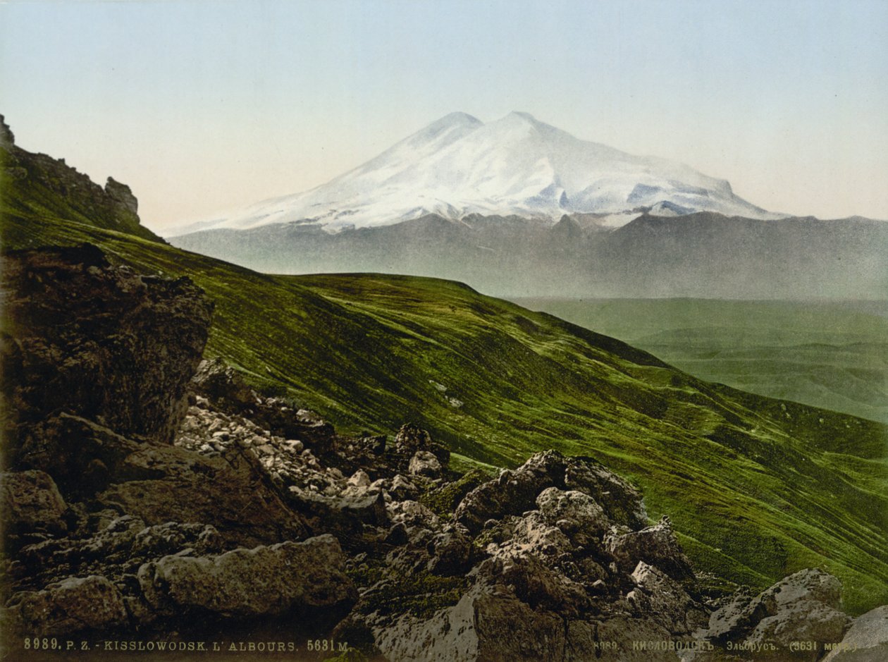 Góra w pobliżu Kisłowodzka, Rosja, ok. 1895 r. autorstwa Unbekannt