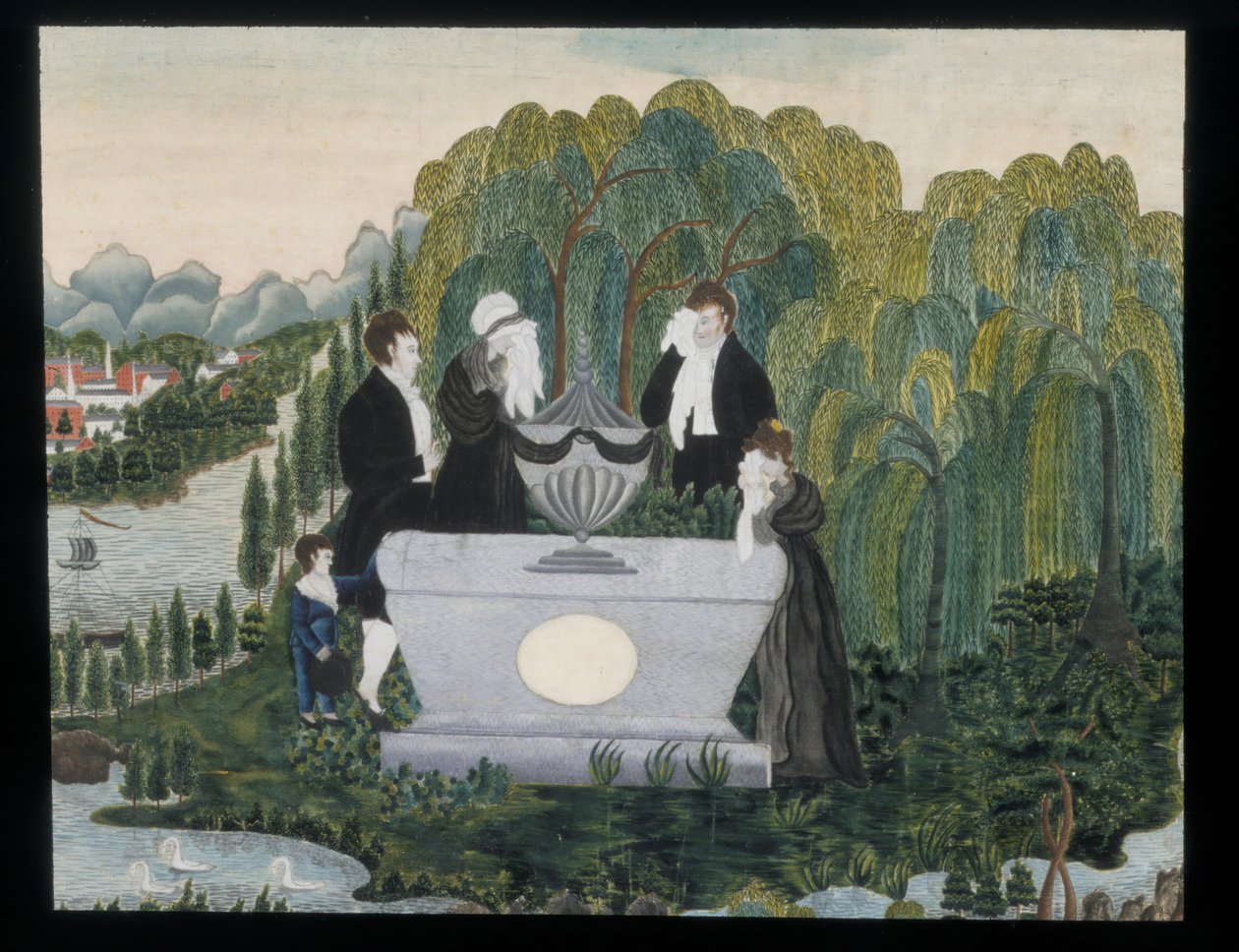 Obraz żałobny, ca. 1810. autorstwa Unbekannt